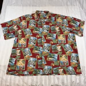 Hana Fashion Hawaiian shirt 6XL red